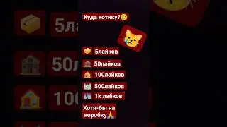 дайте на коробку пожалуйста 😢😿🙏