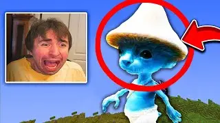 Minecraft'ta Arkadaşımı SMURF CAT Modu ile TROLLEDİM!