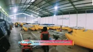 LAPTOP SIUNYIL- JALAN-JALAN KE PABRIK KERAMBA JARING APUNG - AQUATEC