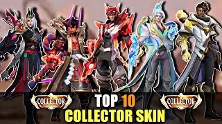 TOP 10 BEST COLLECTOR SKIN SHOP ANIMATION | MOBILE LEGENDS COLLECTOR