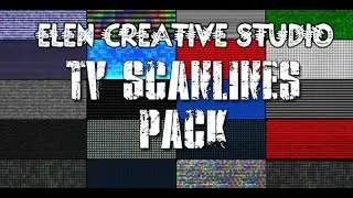 TV SCANLINES WITH DISTORTION OVERLAYS – MOTION GRAPHICS