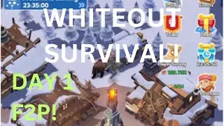 Whiteout Survival | F2P Beginner’s Guide: How to Start strong | Ep1