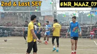 | Azamgarh VS Meerut | { #mr_maaz_07 #mr_saeed_09 } All India Volleyball Tournament  Mahuva Bazar |
