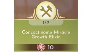 Concuct some Miracle Growth Elixir - Disney Dreamlight Valley