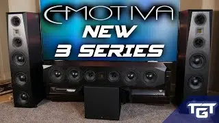 NEW AIRMOTIV 3 Series | Emotiva T3+ Towers, C3+ Center, A2+ ATMOS Home Theater Speakers REVIEW!