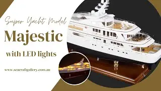 Seacraft Gallery - Majestic with LED lights modern Yacht