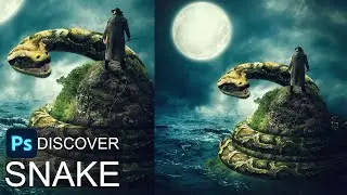 Photo Manipulation Tutorial in Photoshop - Discover Snake || Hasan Mia