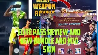 Free bundle and elite pass review|new m10 skin 🔥🔥🔥
