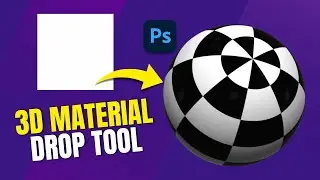 Adobe Photoshop – Class 24 – 3D Material Drop Tool & Properties | Photoshop tutorial Hindi