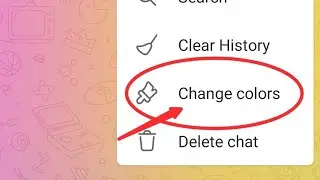 How to change chat color in telegram, telegram me chat color kaise change kare
