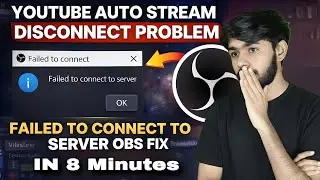 FIX OBS “Failed to Connect to Server” Error Problem | Live stream problem 2026