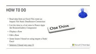 How to import Excels files as database in Microsoft  Power Apps the easy way and not so easy