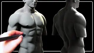 Sculpting a Full Male Character - Part 1: Torso | Blender 3D