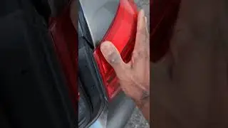 CHANGE REAR TURN SIGNAL LIGHT 2012 VW PASSAT #vw #car #carrepair #turnsignal #howto #diy #shorts