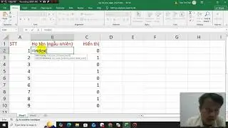 Tạo họ tên ngẫu nhiên bằng hàm Index, Randbetween