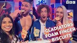 How to make a tasty Gladiator's 'foam finger' biscuit!