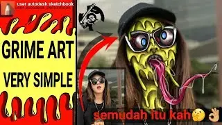 GRIME ART Editing ||Very Simple TUTORIAL||