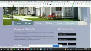 How to create Real Estate website | Demo video