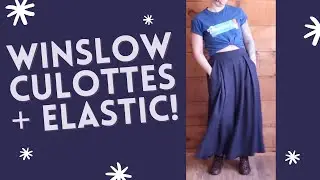 WINSLOW CULOTTES - elastic back and slash pocket hacks!!!