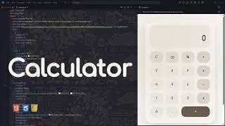 How to Make a Calculator Using HTML, CSS & Vanilla JavaScript | Portfolio Project
