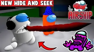Among Us - Hide and Seek - Hider+Seeker Gameplay (Roblox) Part 96