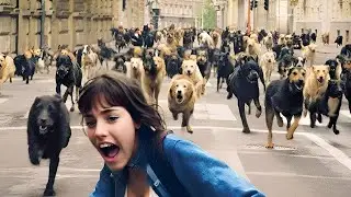 بسبب بنت صغيرة كلاب الشوارع قررت تقوم بثورة علي البشر ملخص فيلم