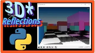 Ray casting with reflections: how to make a better simple 3D* game in Python