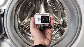 Experiment - Camera inside on Service Mode - in a Washing Machine