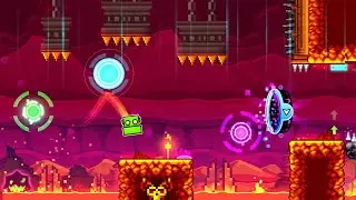 прохождение уровня DASH в geometry dash. #popular #music #robtop #robtopgames #gemes