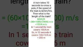 Find the length of the train