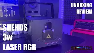 SHEHDS 3000MW RGB Laser Scanner [UNBOXING/REVIEW]