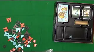 Распаковываем настольную игру Ночной Парад Сотни Ёкаев с дополнениями