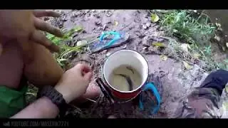 Fishing with son  Рыбалка с сыном