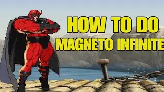How To Do Magneto's Infinite Combo In MVC2 ( Marvel vs Capcom Fighting Collection )