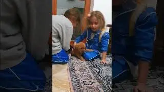 I tre cuccioli, Francesco, Marina e l'ultima arrivata: Dudù by Marina Lab