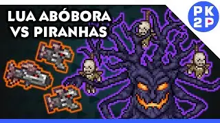 Lua Abóbora: Spawn, Arena e Teste com Piranhas + Set Especialista! ► Terraria LENDÁRIO #39