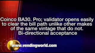 UNDERSTANDING DOLLAR BILL VALIDATORS ON A VENDING MACHINE