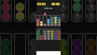 Ball sort puzzle level 345 