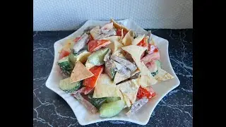 Салат с мясом 