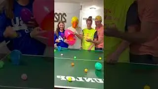 GIANT Surprise Eggs Challenge PING PONG mess WIN BIG MONEY prize 