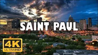 Saint Paul, Minnesota, USA 🇺🇸 | 4k Drone Footage