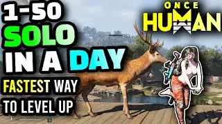 Once Human - FASTEST Ways to Level Up: Afk Method, Best Mob Grinds, Hit Level Cap in Phase 1 Fast