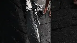 Exhaust 🦆 #bikelovers #exhaust #newyamahar15v4 #newr15v4 #yamaha #biker #trending