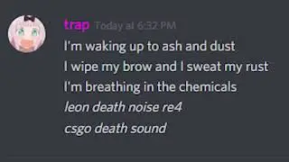 I'm waking up, to ash and dust.