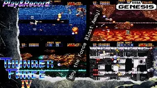 Thunder Force IV (Sega Genesis) Playthrough Non Commentary