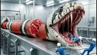 Inside a Milk Snake Factory: Pattern Replication Leather Model L-T49 (Full Process)