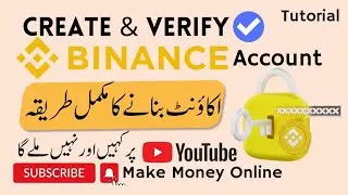 How to create verify binance account on mobile 2024 | crypto trading course