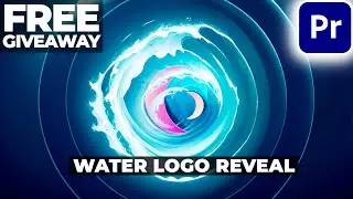 Water Hand Drawn Anime Logo Animation. Premiere Pro Template Download and Tutorial On How To Use It