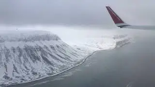 Flying at Svalbard with Norwegian Airlines