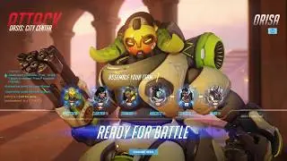 First time playing orisa in OVERWATCH